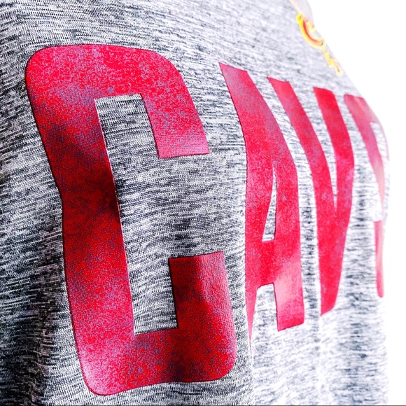 NBA Cleveland Cavaliers Cavs Basketball Gray Long Sleeve Shirt Mens Medium - Picture 4 of 7